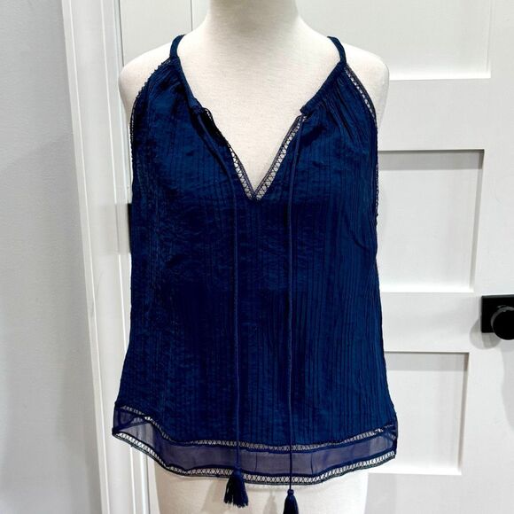 Ramy Brook Silk Navy Cami - Picture 3 of 7